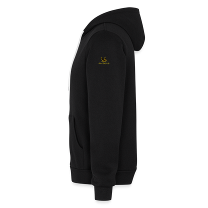 Outspoken Designs 03-01 "Fly Solo" Designer Bella + Canvas Unisex Full Zip Hoodie - black