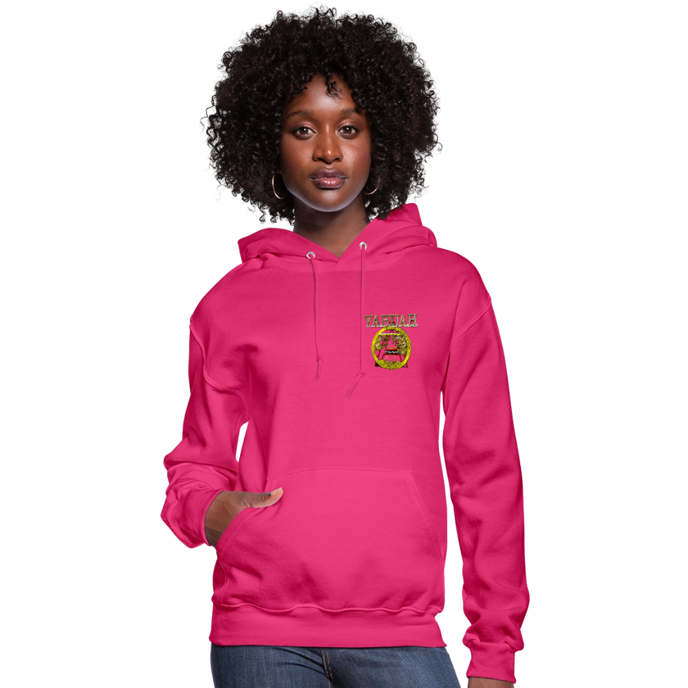 A-Team 01-01 Designer Jerzees Ladies Pullover Hoodie (10 colors) - fuchsia
