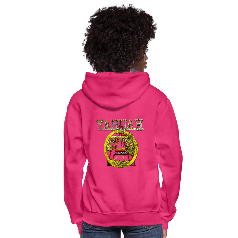 A-Team 01-01 Designer Jerzees Ladies Pullover Hoodie (10 colors) - fuchsia