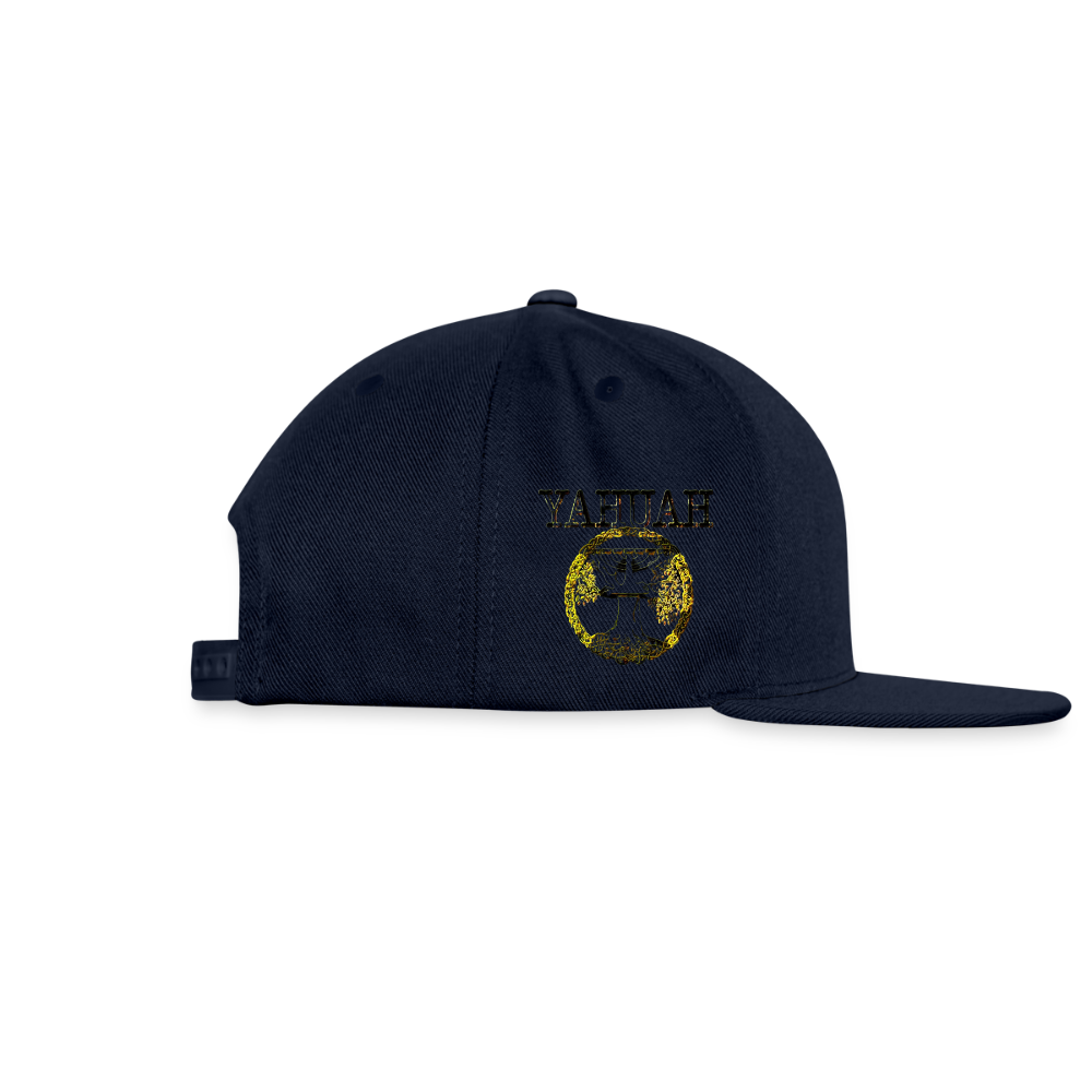 Yahuah Yahusha 04 Designer Sport-Tek Yupoong Snapback Baseball Cap (5 colors) - navy