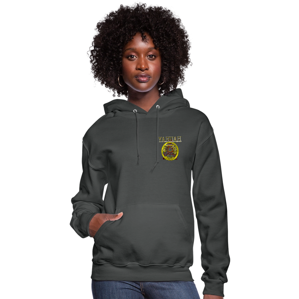 A-Team 01-01 Designer Jerzees Ladies Pullover Hoodie (10 colors) - asphalt
