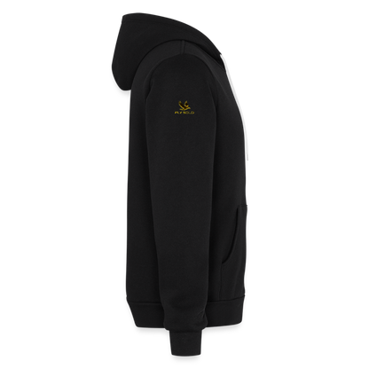 Outspoken Designs 03-01 "Fly Solo" Designer Bella + Canvas Unisex Full Zip Hoodie - black