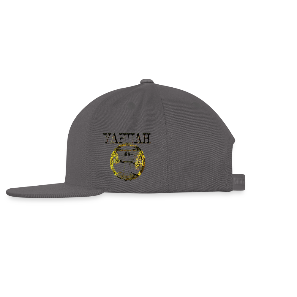 Yahuah Yahusha 04 Designer Sport-Tek Yupoong Snapback Baseball Cap (5 colors) - dark grey