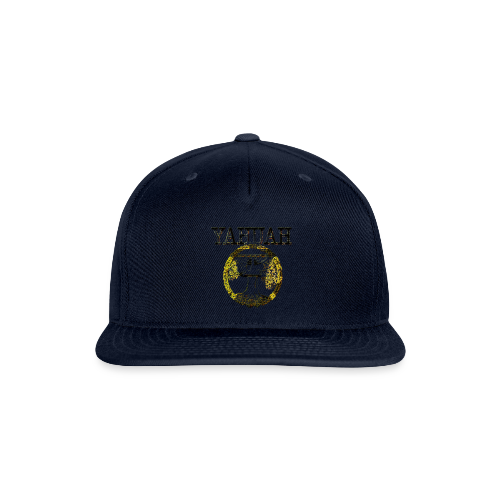 Yahuah Yahusha 04 Designer Sport-Tek Yupoong Snapback Baseball Cap (5 colors) - navy