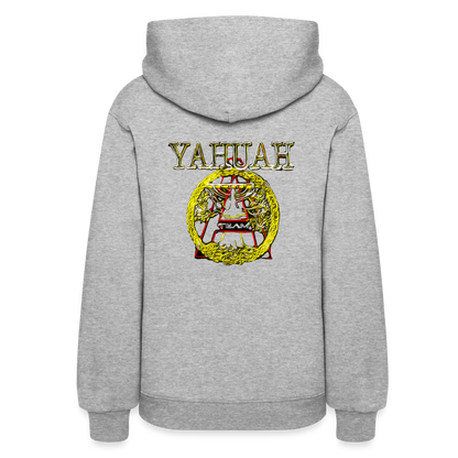 A-Team 01-01 Designer Jerzees Ladies Pullover Hoodie (10 colors) - heather gray