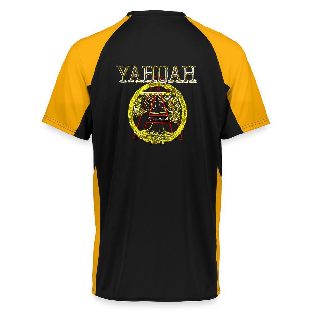 A-Team 01-01 Designer Augusta Sportswear Unisex Cutter Jersey (16 colors) - black/gold