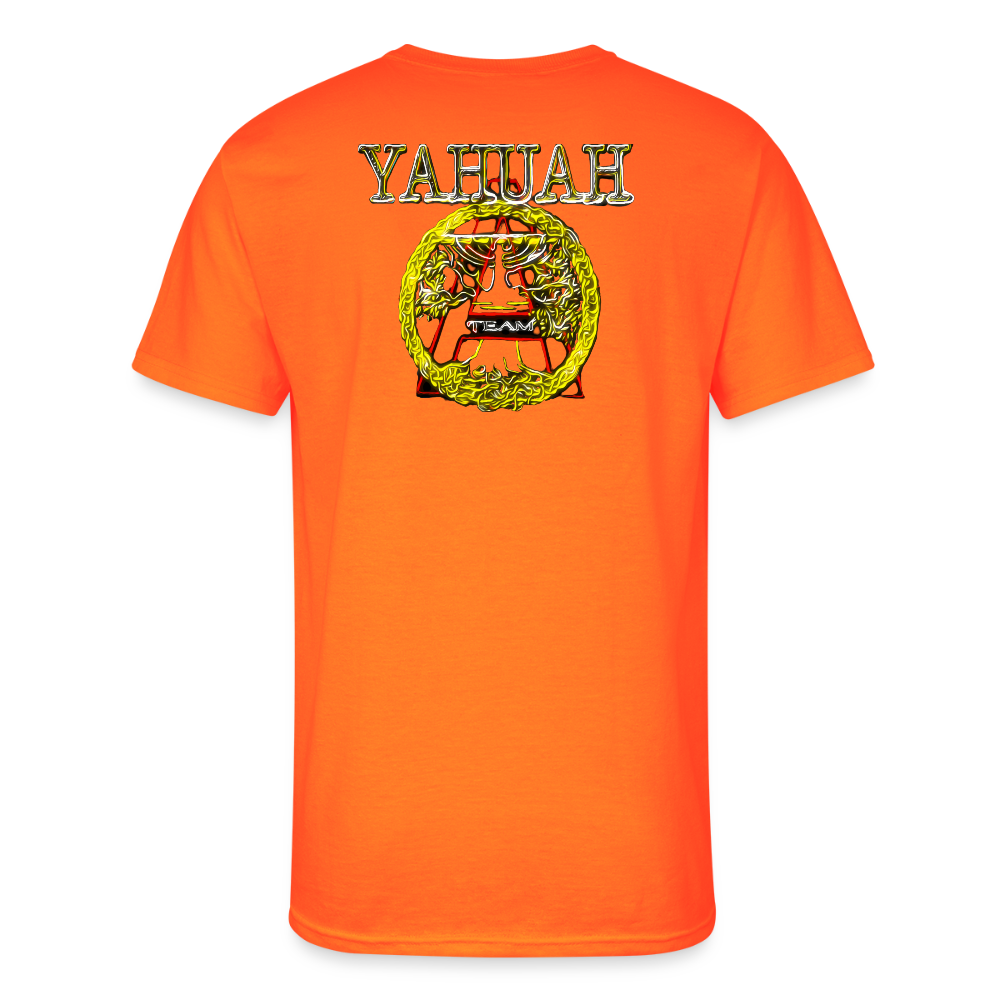 A-Team 01-01 Designer Jerzees Men’s 50/50 T-shirt (10 colors) - neon orange