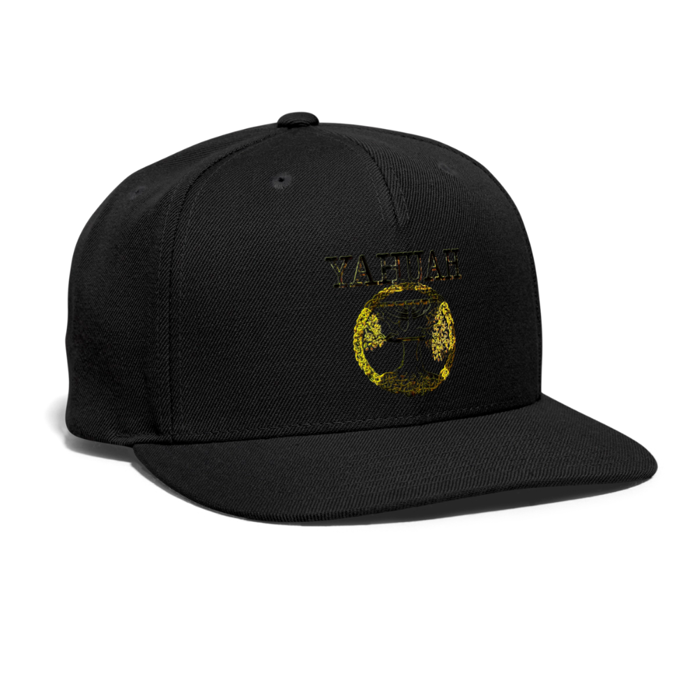 Yahuah Yahusha 04 Designer Sport-Tek Yupoong Snapback Baseball Cap (5 colors) - black