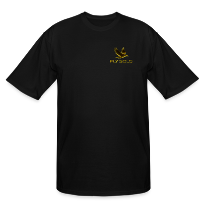 Outspoken Designs 03-01 "Fly Solo" Designer Gildan Men's Big & Tall T-shir (6 colors) - black