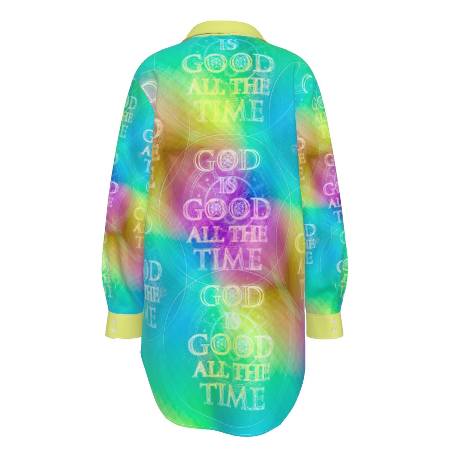 God is Good All the Time (01-03) | Women's Plus Size Button-Down