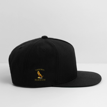 Yahusha-The Lion of Judah 01 Designer Sport-Tek Yupoong Snapback Baseball Cap - black