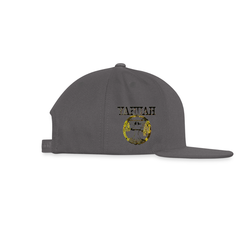 Yahuah Yahusha 04 Designer Sport-Tek Yupoong Snapback Baseball Cap (5 colors) - dark grey