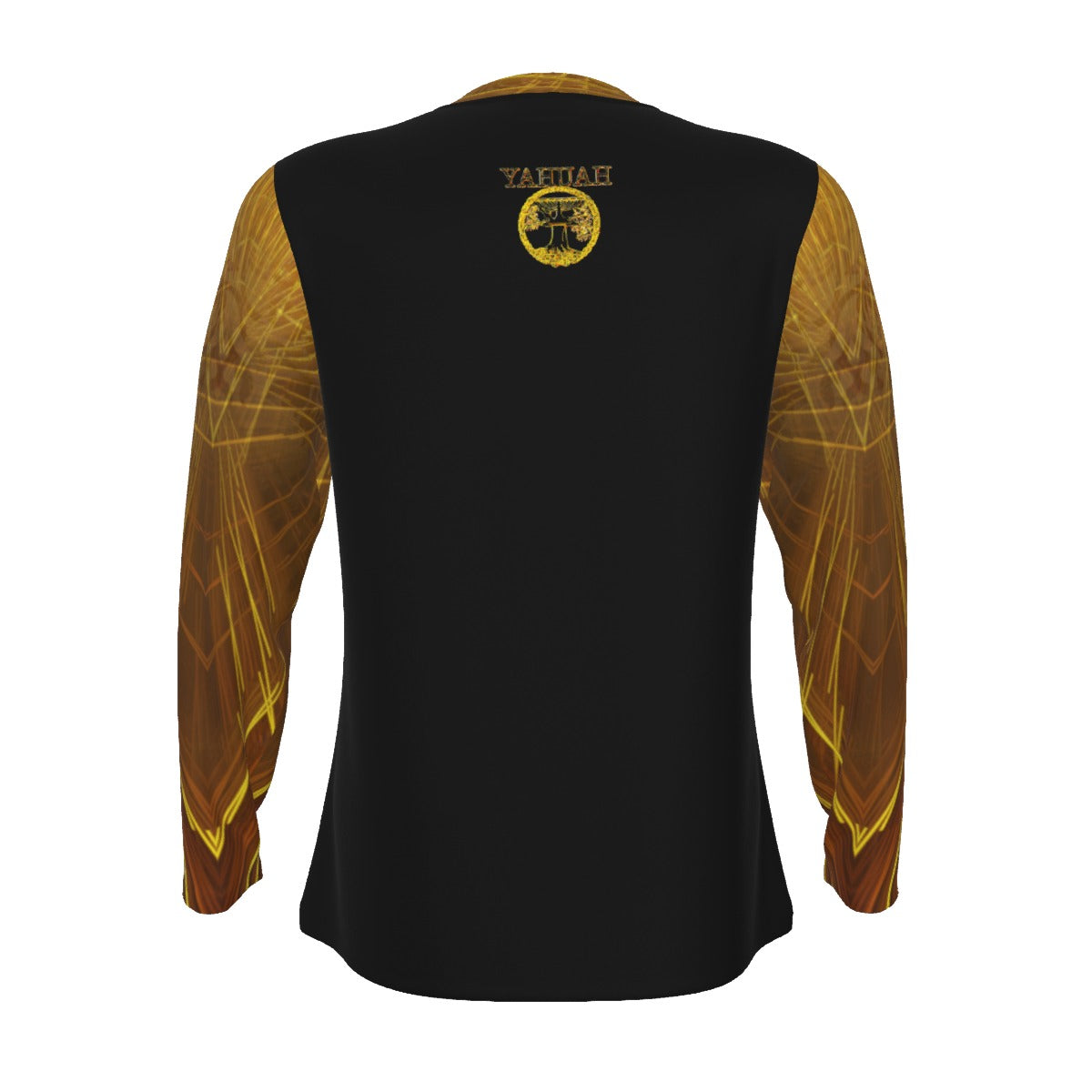 Yahuah: Tree of Life (02-02) - The Firmament Radiance | Men's Long Sleeve Cotton Tee
