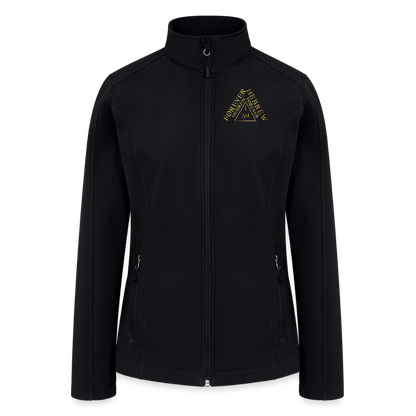 I AM HEBREW 03-01 Designer Port Authority Ladies Soft Shell Windbreaker (4 colors) - black
