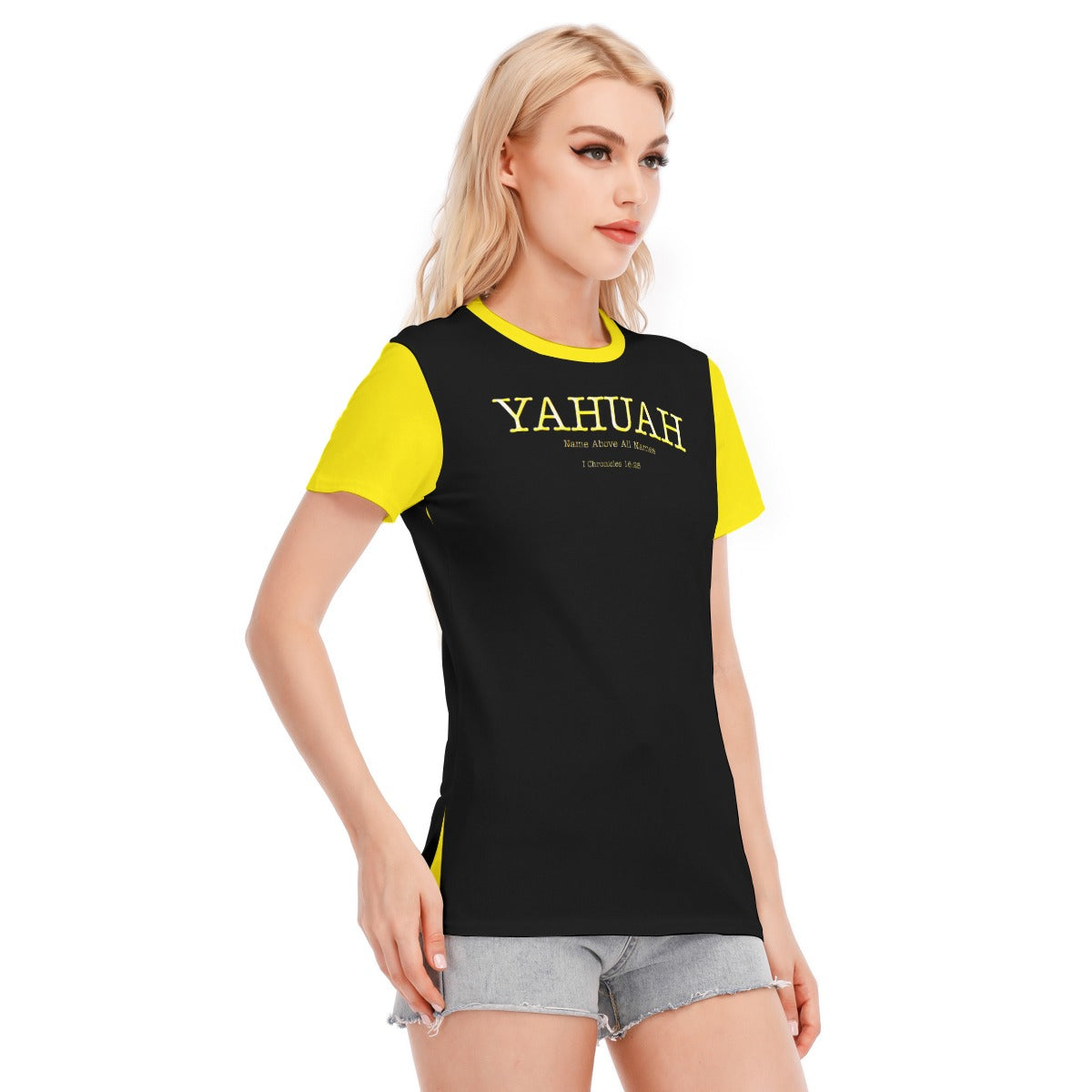 Yahuah: Name Above All Names (02-02) | Women's Cotton Tee