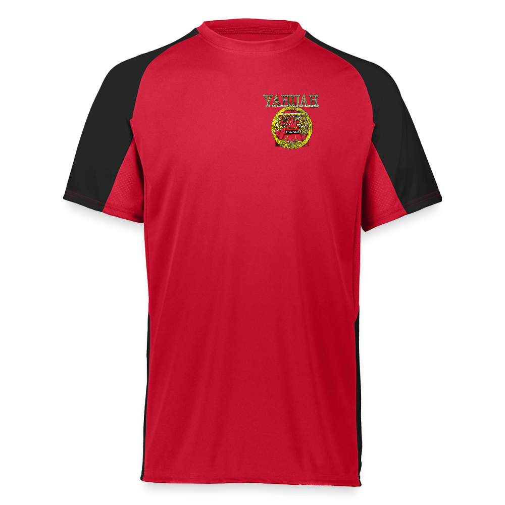 A-Team 01-01 Designer Augusta Sportswear Unisex Cutter Jersey (16 colors) - red/black