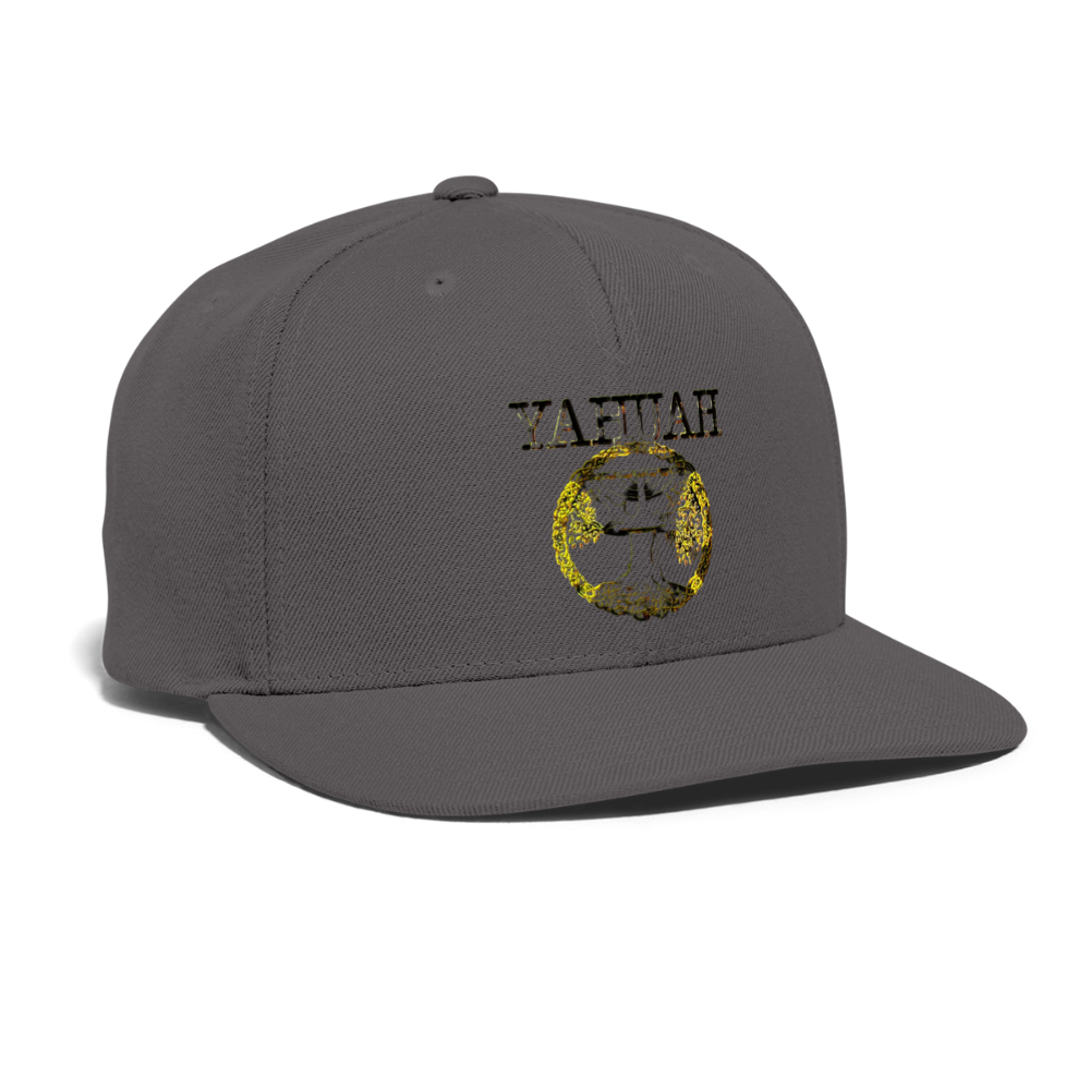 Yahuah Yahusha 04 Designer Sport-Tek Yupoong Snapback Baseball Cap (5 colors) - dark grey