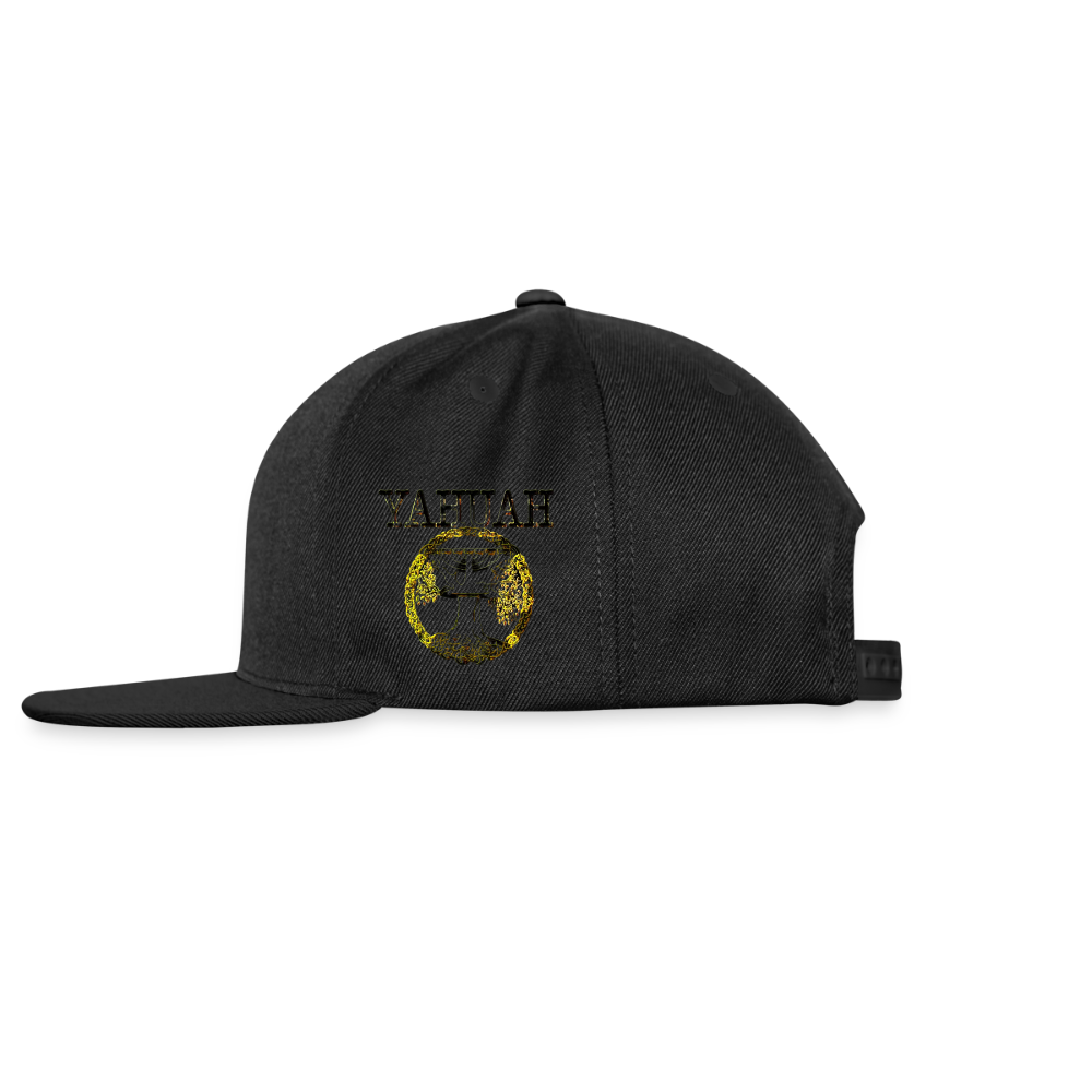 Yahuah Yahusha 04 Designer Sport-Tek Yupoong Snapback Baseball Cap (5 colors) - black