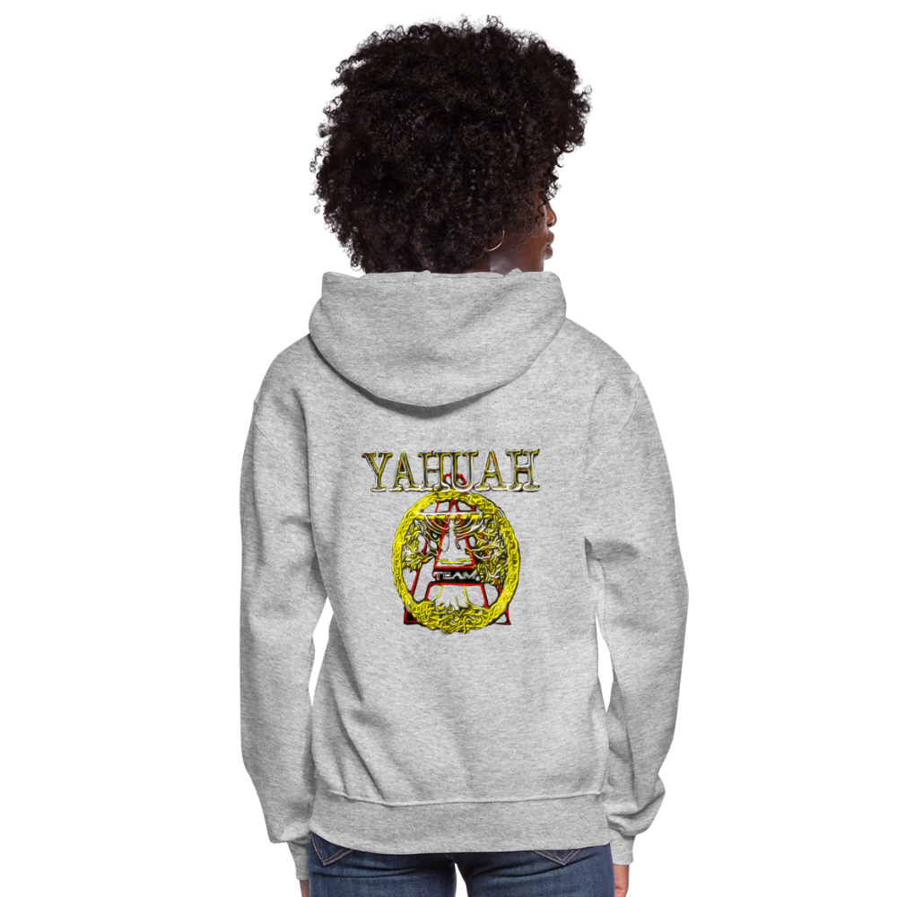 A-Team 01-01 Designer Jerzees Ladies Pullover Hoodie (10 colors) - heather gray