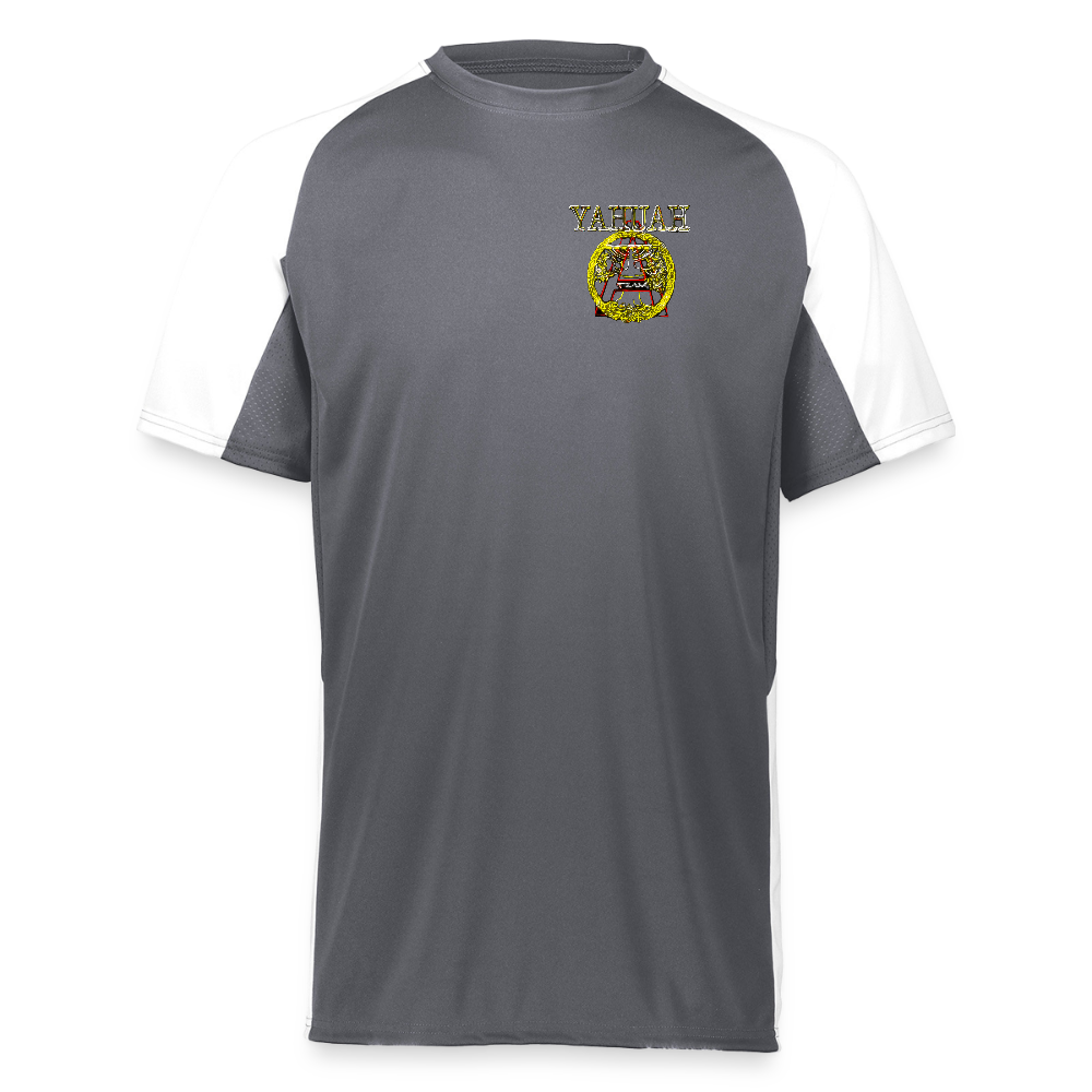 A-Team 01-01 Designer Augusta Sportswear Unisex Cutter Jersey (16 colors) - graphite/white