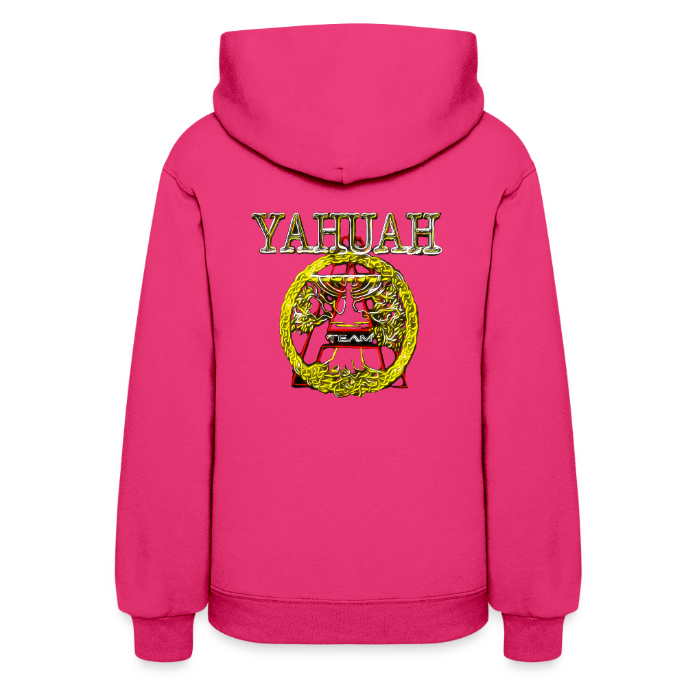 A-Team 01-01 Designer Jerzees Ladies Pullover Hoodie (10 colors) - fuchsia