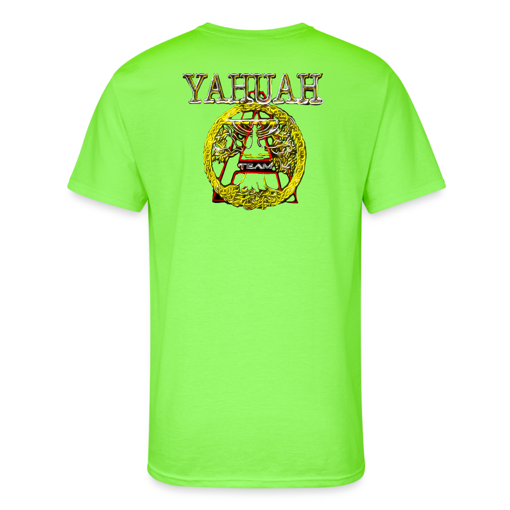A-Team 01-01 Designer Jerzees Men’s 50/50 T-shirt (10 colors) - neon green