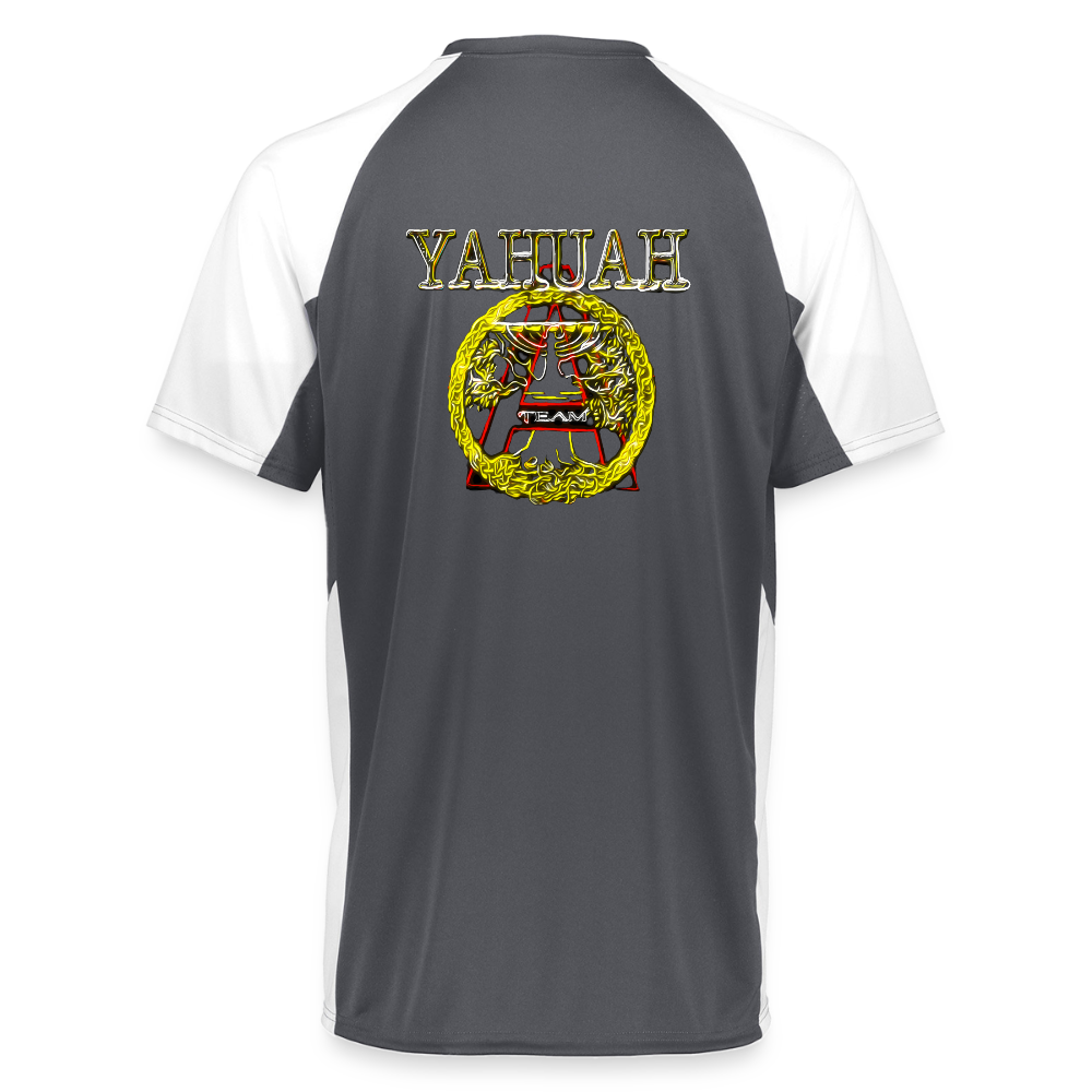 A-Team 01-01 Designer Augusta Sportswear Unisex Cutter Jersey (16 colors) - graphite/white
