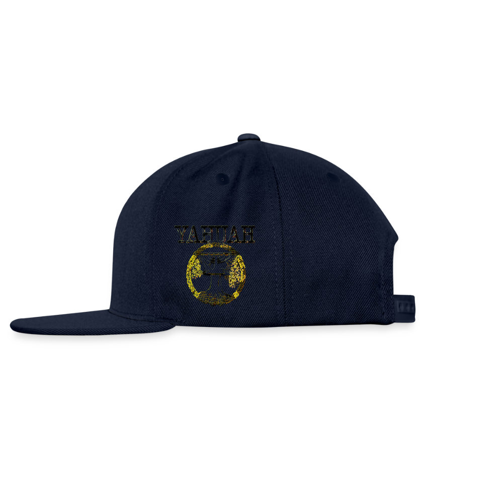Yahuah Yahusha 04 Designer Sport-Tek Yupoong Snapback Baseball Cap (5 colors) - navy