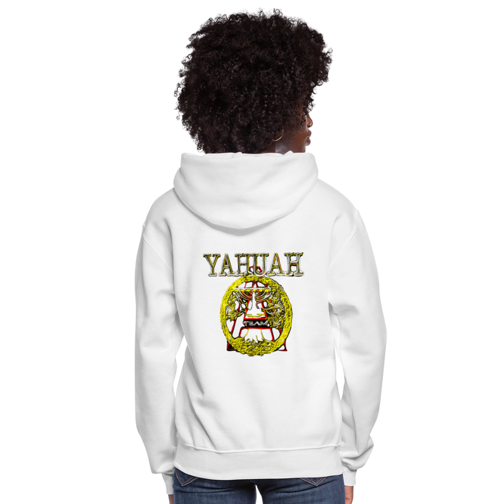 A-Team 01-01 Designer Jerzees Ladies Pullover Hoodie (10 colors) - white