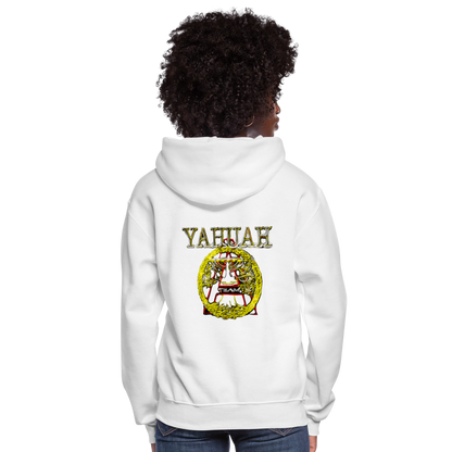 A-Team 01-01 Designer Jerzees Ladies Pullover Hoodie (10 colors) - white
