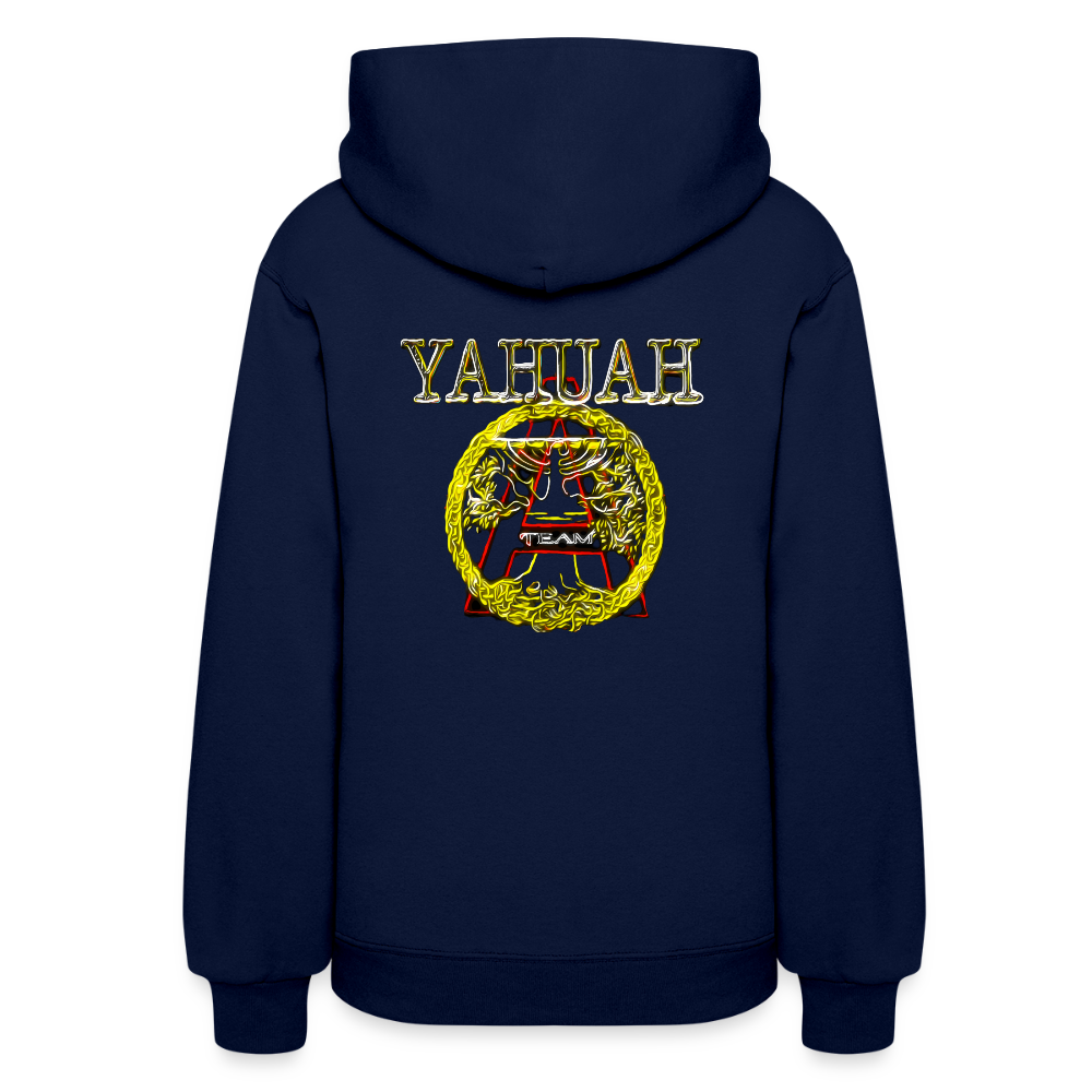 A-Team 01-01 Designer Jerzees Ladies Pullover Hoodie (10 colors) - navy