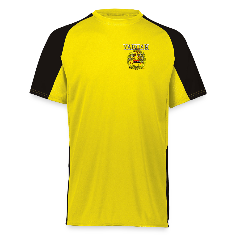 A-Team 01-01 Designer Augusta Sportswear Unisex Cutter Jersey (16 colors) - power yellow/black