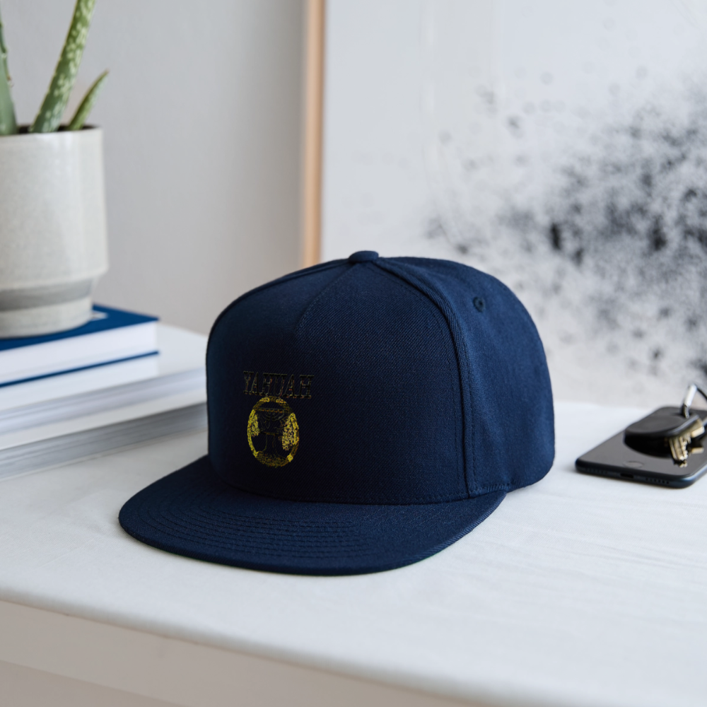 Yahuah Yahusha 04 Designer Sport-Tek Yupoong Snapback Baseball Cap (5 colors) - navy