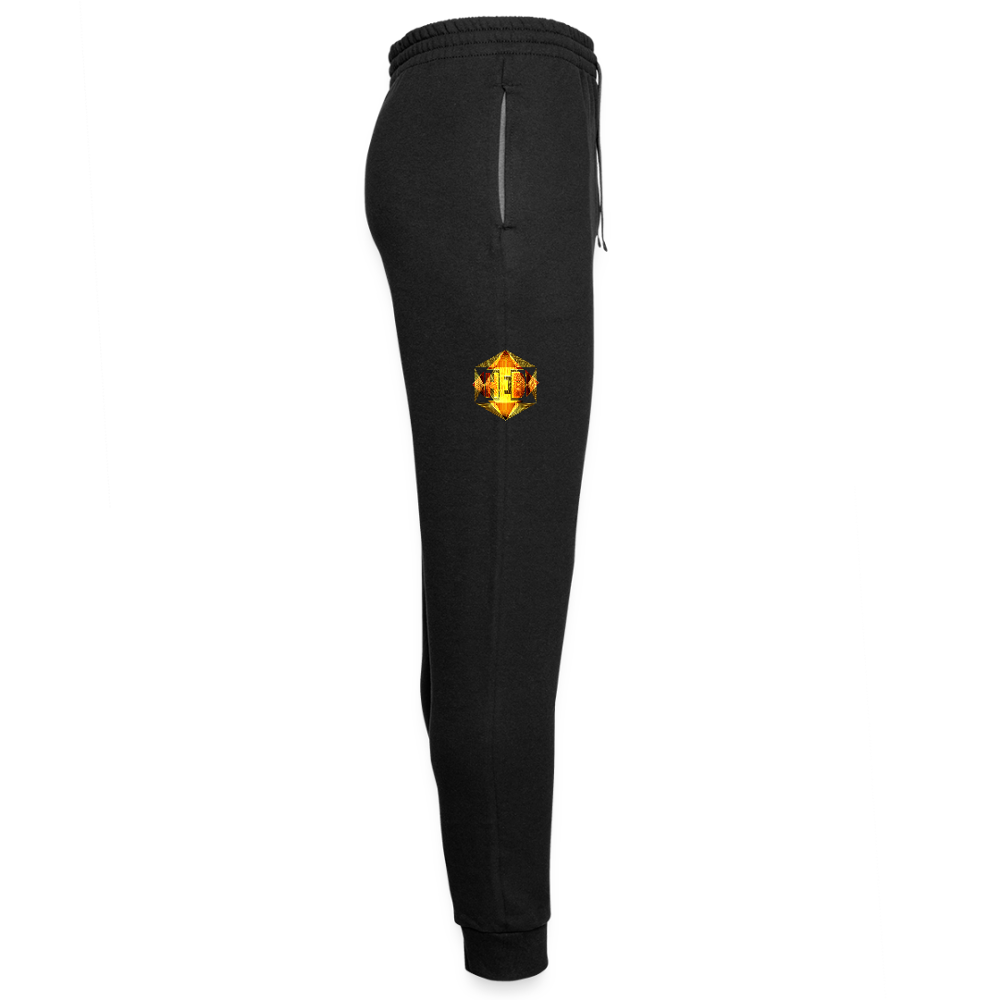 Hebrew World 01-01 Designer Jerzees Unisex Joggers - black/asphalt