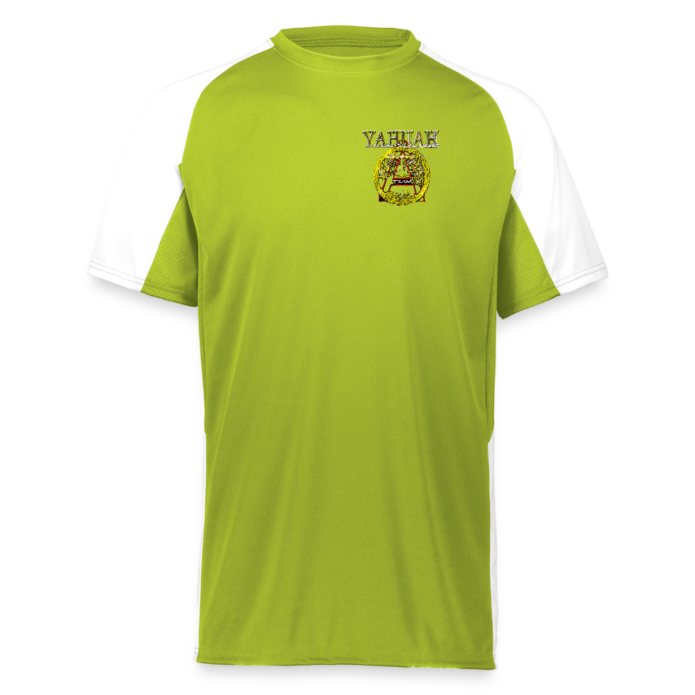 A-Team 01-01 Designer Augusta Sportswear Unisex Cutter Jersey (16 colors) - lime/white