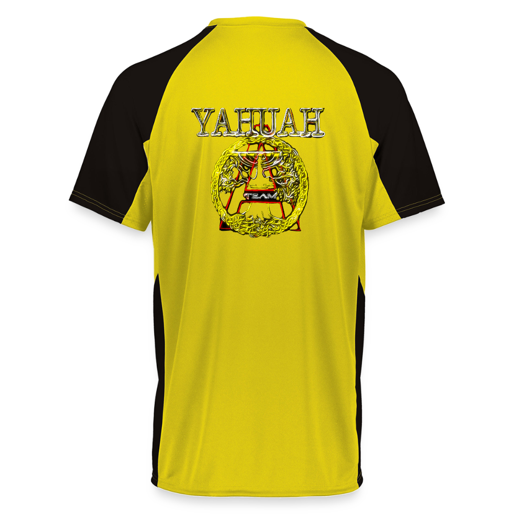 A-Team 01-01 Designer Augusta Sportswear Unisex Cutter Jersey (16 colors) - power yellow/black
