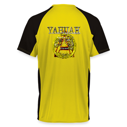 A-Team 01-01 Designer Augusta Sportswear Unisex Cutter Jersey (16 colors) - power yellow/black