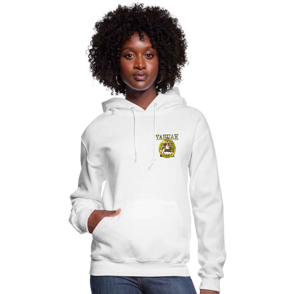 A-Team 01-01 Designer Jerzees Ladies Pullover Hoodie (10 colors) - white