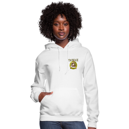 A-Team 01-01 Designer Jerzees Ladies Pullover Hoodie (10 colors) - white