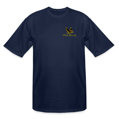 Outspoken Designs 03-01 "Fly Solo" Designer Gildan Men's Big & Tall T-shir (6 colors) - navy
