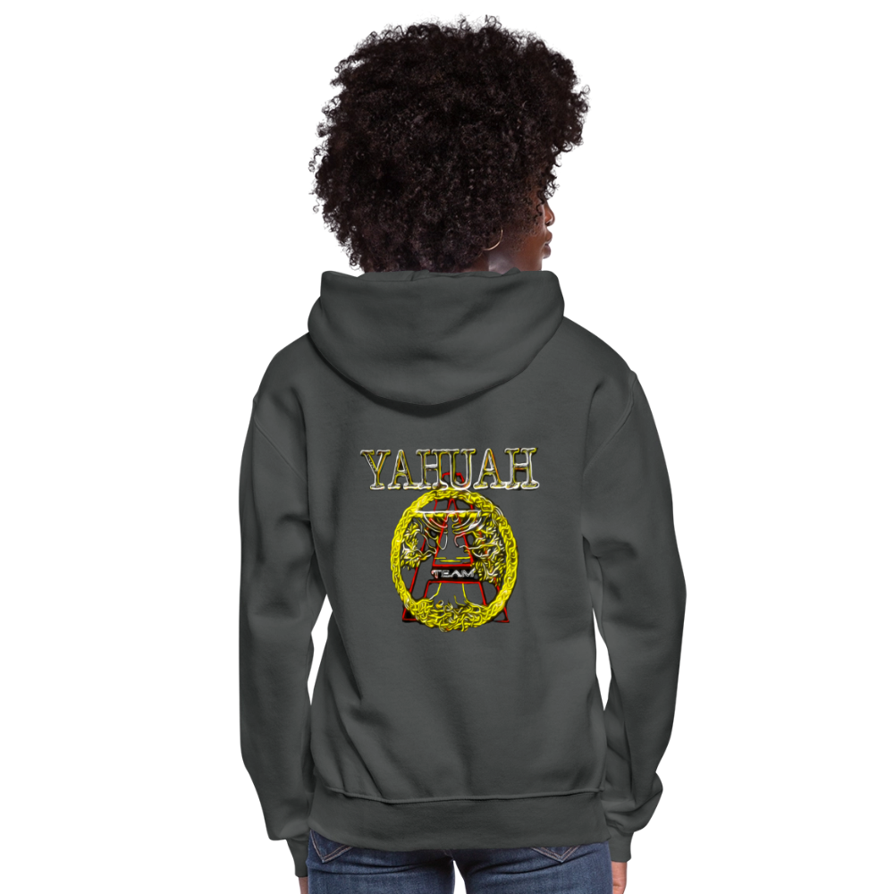 A-Team 01-01 Designer Jerzees Ladies Pullover Hoodie (10 colors) - asphalt