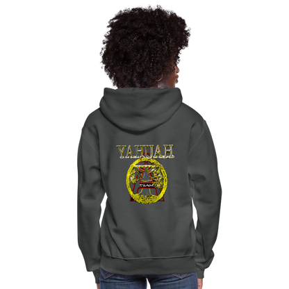 A-Team 01-01 Designer Jerzees Ladies Pullover Hoodie (10 colors) - asphalt