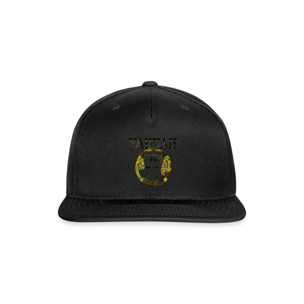 Yahuah Yahusha 04 Designer Sport-Tek Yupoong Snapback Baseball Cap (5 colors) - black