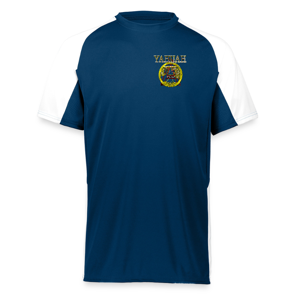A-Team 01-01 Designer Augusta Sportswear Unisex Cutter Jersey (16 colors) - navy/white