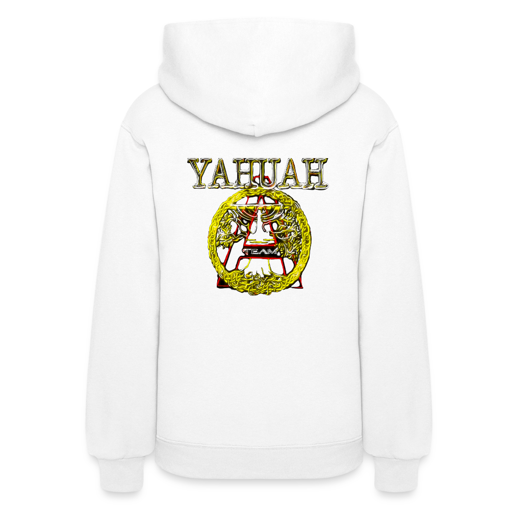 A-Team 01-01 Designer Jerzees Ladies Pullover Hoodie (10 colors) - white
