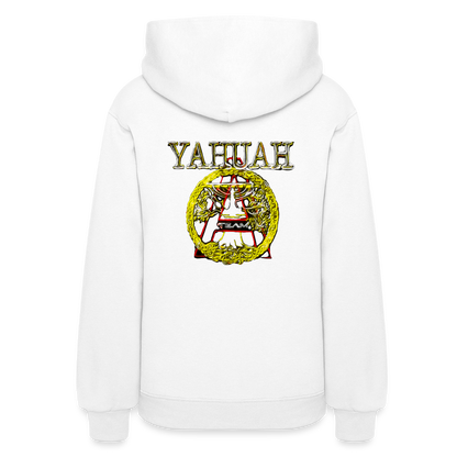 A-Team 01-01 Designer Jerzees Ladies Pullover Hoodie (10 colors) - white