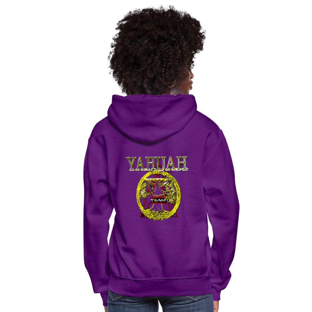 A-Team 01-01 Designer Jerzees Ladies Pullover Hoodie (10 colors) - purple