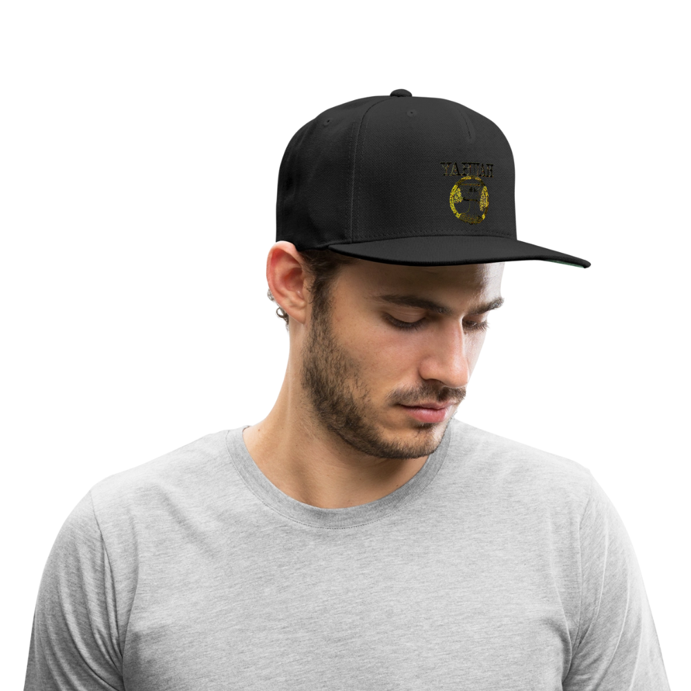 Yahuah Yahusha 04 Designer Sport-Tek Yupoong Snapback Baseball Cap (5 colors) - black