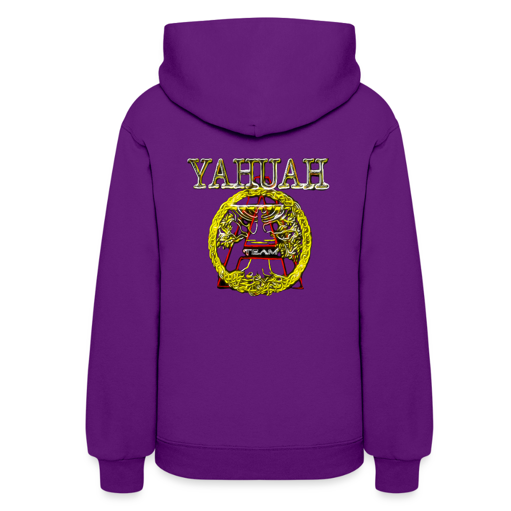 A-Team 01-01 Designer Jerzees Ladies Pullover Hoodie (10 colors) - purple