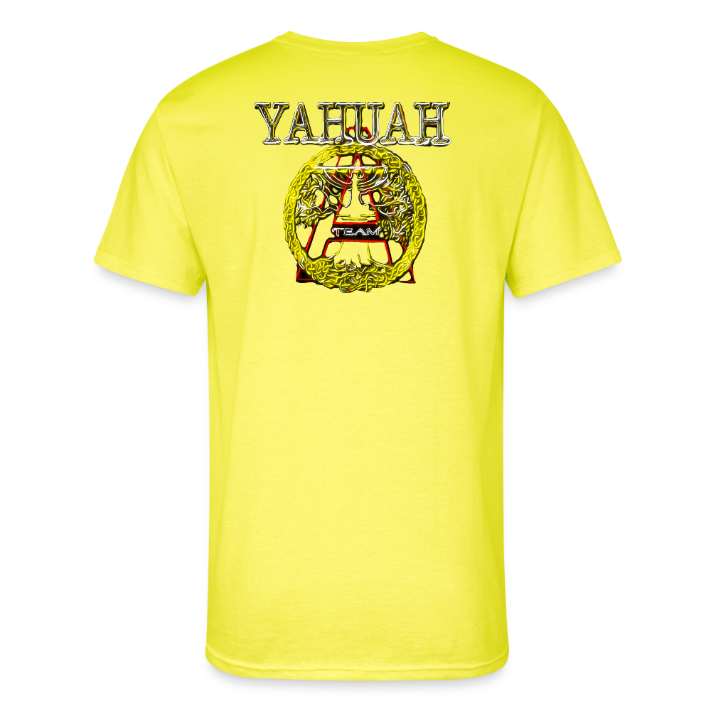 A-Team 01-01 Designer Jerzees Men’s 50/50 T-shirt (10 colors) - neon yellow
